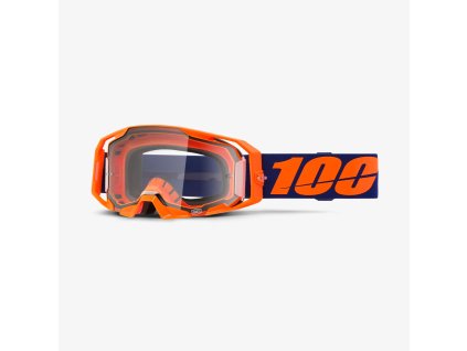 100% Okuliare Armatic – oranžové/fialové, číre sklo