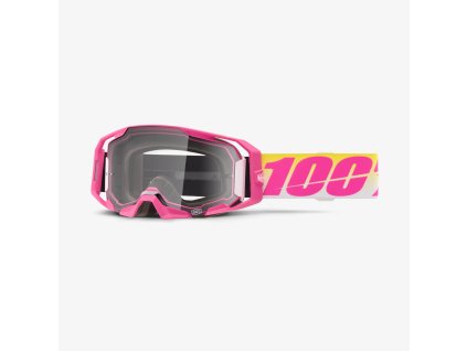 100% Okuliare Armatic Sellars – ružové/žlté/biele, číre sklo