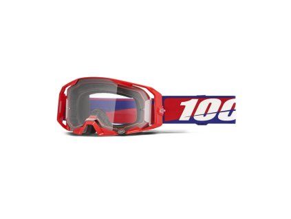 100% Okuliare Armatic Best – červené/modré/biele, číre sklo