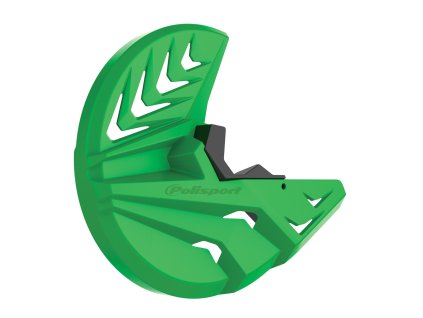 POLISPORT Kryt predného brzdového kotúča Kawasaki KX 250F '21-'24 zelený