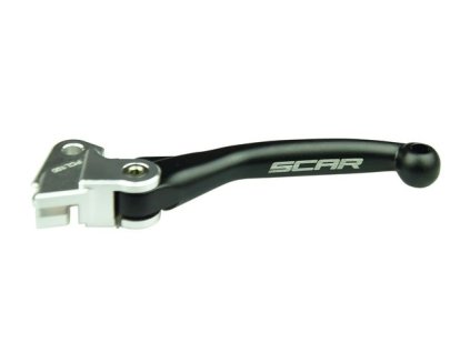 SCAR Spojková páčka (výklopná) Kawasaki KXF 250 (05–20), KXF 450 (06–18), Yamaha YZ 125 / 250 (00–14), YZF 250 / 450 (01–09) – čierna