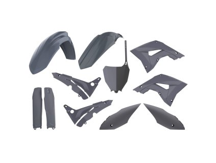 POLISPORT Sada plastov Honda CR 125/250 '04-'07 sivá Nardo Grey