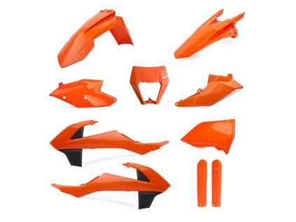 POLISPORT Sada plastov KTM EXC/EXC-F TPI '17-'19 oranžová