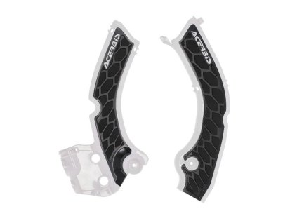 ACERBIS Kryty rámu X-Grip Triumph TF 250 x / E (24–26), TF 450 x / E / RC (25–26) – biele / čierne
