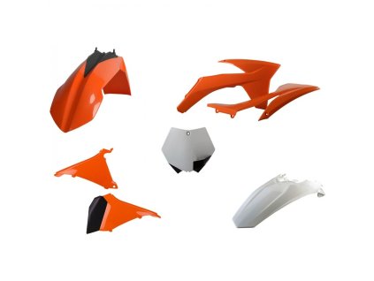 POLISPORT Sada plastov KTM SX (11), XC / XC-F (11) – oranžová OEM