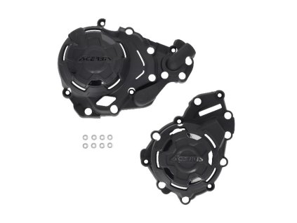ACERBIS Kryty motora (spojka + zapaľovanie) X-POWER CF Moto 450 MT '24-'25 čierne