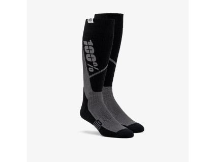 100% Ponožky Torque Thick Comfort MX čierne