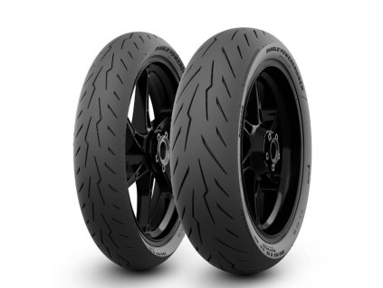 PIRELLI Sada pneumatík 130/90B16 Diablo Powercruiser REINF 73H TL M/C predná DOT 2025 + 150/80B16 Diablo Powercruiser REINF 77H TL M/C zadná DOT 2025 + reproduktor JBL