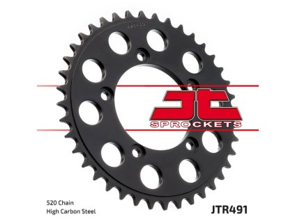 JT SPROCKETS Zadná rozeta JTR491 38 zubov Ducati 750 Paso '86-'90, Paso '90-'93
