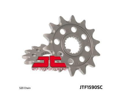 JT SPROCKETS Predná rozeta JTF1590 samočistiaca Yamaha YZF 250 '01-'25, YZ 125 '05-'25, WR 250F '01-'25