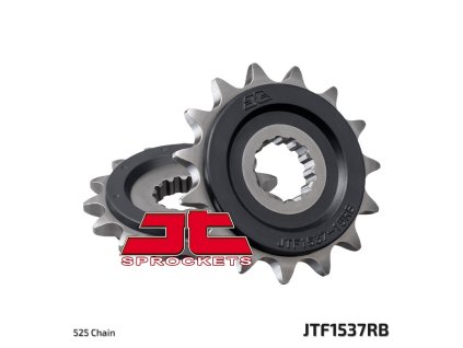 JT SPROCKETS Predná rozeta JTF1537 s tlmiacou gumou Kawasaki Z 1000 '07-'16, Z 900 '07'-24, KLZ1000 '12-'24, Kawasaki ZX10R '04-'16, Kawasaki ZX10R '04-'18