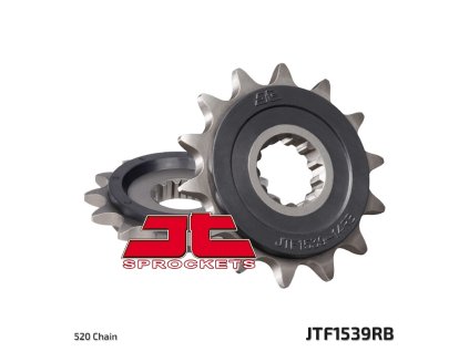 JT SPROCKETS Predná rozeta JTF1539 s tlmiacou gumou 14 zubov Kawasaki EX250/300 Ninja '08-'16