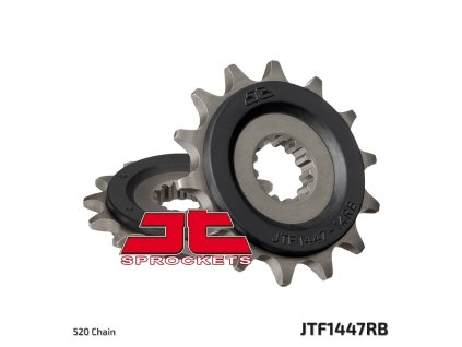JT SPROCKETS Predná rozeta JTF1447 s tlmiacou gumou 14 zubov Suzuki GSR 250 12-17, GSX 250R 17-18, DL 250 V-Strom 17-18, Inazuma 250 12-17