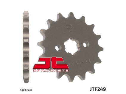 JT SPROCKETS Predná rozeta JTF249 Suzuki DRZ 110 '03-'05, Honda Anf