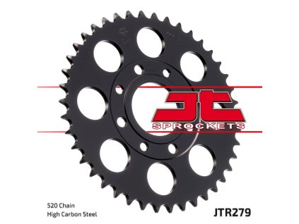 JT SPROCKETS Zadná rozeta JTR279 Honda CB 250 Two Fifty, Nighthawk '92-'02, CMX250 Rebel, Honda Ca 125 Rebel '95-'01, Honda VT 125C '99-'07