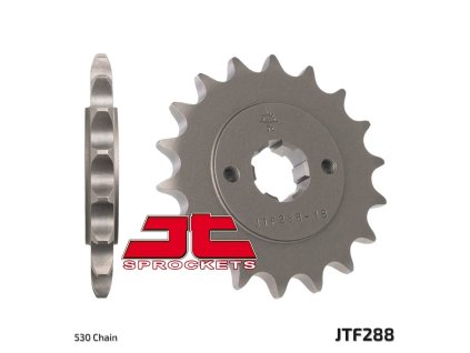 JT SPROCKETS Predná rozeta JTF288 Honda CB 550F/K '75-'80, Honda CB 500 Four '72-'77, CB 550F/K '75-'80, CBF 750 K1-K6 '71 '76