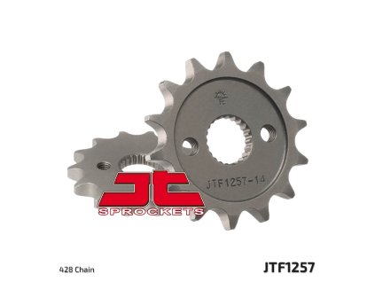 JT SPROCKETS Predná rozeta JTF1257 M 14 Honda CR80/85, M 15 Honda CR80/85