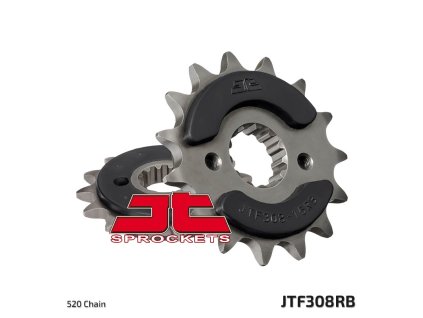 JT SPROCKETS Predná rozeta JTF308 s tlmiacou gumou Honda Slr 650 '97-'01, Fmx 650 Vigor, Yamaha MT-03/XT660, Honda NX 650, FX 650, Yamaha XT 660