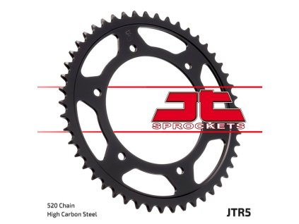 JT SPROCKETS Zadná rozeta JTR5 Aprilia Etx 125 '84 BMW G310 R '16-'20, BMW G310 R '16-'19, Aprilia Etx 125 Tuareg '85-'87, BMW F650 Aprilia Pegaso 650 '92-'04, Aprilia Pegaso 650 '07-'09