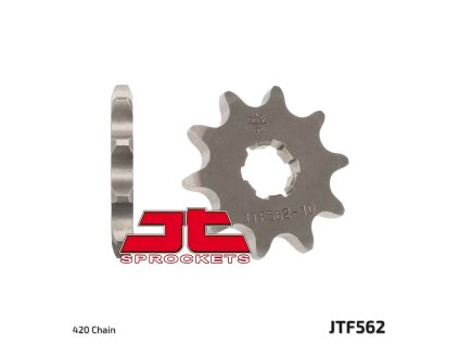 JT SPROCKETS Predná rozeta JTF562 Kawasaki KFX 50 '03-'06, Suzuki LTA 50 '02-'05, Suzuki TS 50, Yamaha DT 50MX