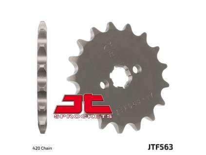JT SPROCKETS Predná rozeta JTF563 Suzuki TS 50, Yamaha DT 50MX