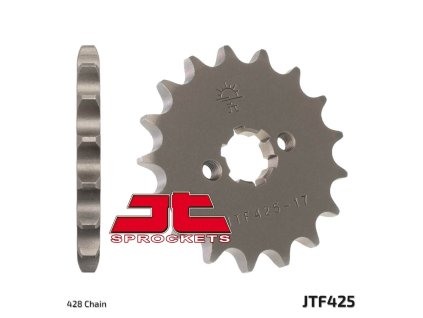 JT SPROCKETS Predná rozeta JTF425 Suzuki TS 125R '90-'96, Rv 125 '07-'15