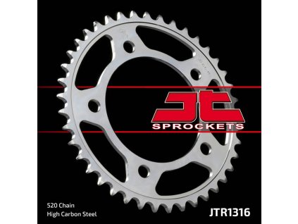 JT SPROCKETS Zadná rozeta JTR1316 Honda X-Adventure 750 '17-'22, Honda Ctx 700 Dct '14-'16, NC 700/750 '12-'20, Honda CB 500F/X '13-'19, CBR 500R '13-'21, Honda NC 700/750S '12-'24, NC 700/750X '12-'24