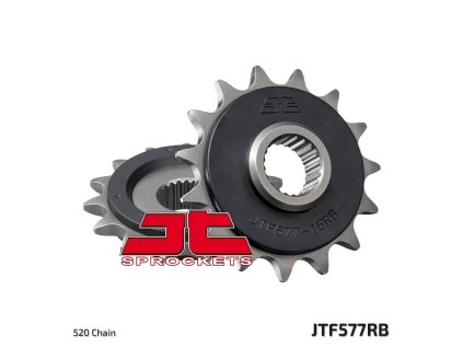JT Predná rozeta JTF577 s tlmiacou gumou 15 zubov Yamaha XT 600 '89-'98, XTZ 660 '91-'98 44115JTRB