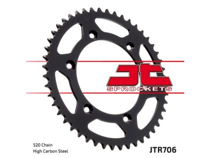 JT SPROCKETS Zadná rozeta JTR706 Aprilia 450/550 Sxv '06-'12, Aprilia RXV450/550 '06-'12