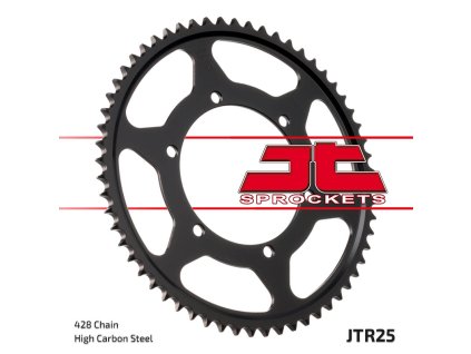 JT SPROCKETS Zadná rozeta JTR25 Aprilia RS/Replica/Tuono (21–23), Aprilia 125 RS4 11-17, Tuono 125 17