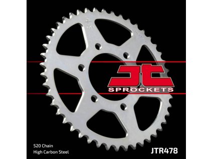 JT SPROCKETS Zadná rozeta JTR478 Kawasaki ZX6R, Z750, Kawasaki ZXR 400, Z 800, ZX6R, Kawasaki ER6F/N, KLE 650