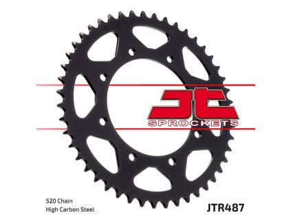 JT SPROCKETS Zadná rozeta JTR487 Kawasaki W800 Bkf Street, Ckf Cafe '19, Kawasaki Bj 250 Estrella 95-00, Kawasaki KLR 650C '95-'03, Kawasaki KLE 500 '91-'07, Kawasaki KLE 500 '97-'05, KLE 500 '06-'07