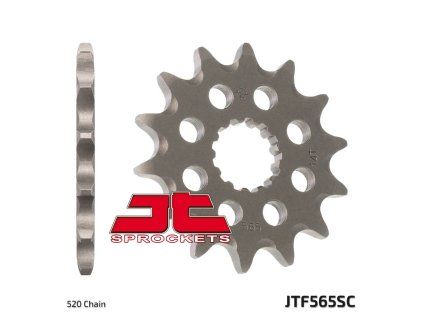 JT SPROCKETS Predná rozeta JTF565 samočistiaca Yamaha YZ 250/YZF 400, '98-'14, Kawasaki KXF 450 '06, Yamaha YZF/WRF 400/426/450 YFZ 450 '04-'13
