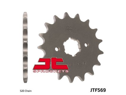 JT SPROCKETS Predná rozeta JTF569 Yamaha YFM 125 Grizzly '04-'12, YZ 250 '77-'98, Kawasaki KX 250 '87-'98, Yamaha YZ 250 '77-'98, XV 250 '89-15, Yamaha XV 250 '89-'94, XVS 250 '08-'17