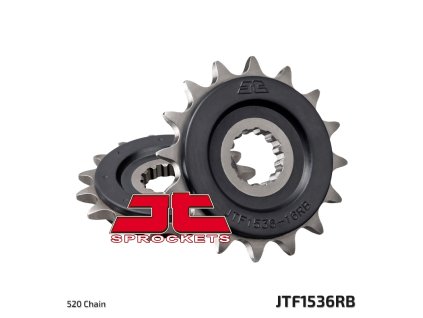 JT Predná rozeta JTF1536 s tlmiacou gumou 16 zubov Kawasaki ZX-6R/RR '07-17, Yamaha XTZ 750 '90-'98 - .16