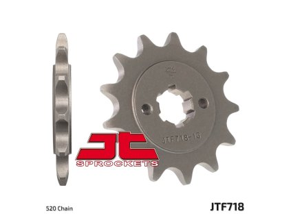 JT SPROCKETS Predná rozeta JTF718 Cagiva Wmx 125 '89-'92, Husqvarna CR/WR 125 '90-'94, Cagiva Wmx 250 '87-'88, Husqvarna WR 240 '90-'91