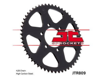 JT Zadná rozeta JTR809 Suzuki DR 125SE '94-'00, Suzuki TS 100/125 '79-81, Suzuki TC 100 '72-77, TS 100 '73-75, DR 125 '80-85, SP 125 '82-83, Kreidler 125 Supermoto '07-08, TS 125 '73-77, Suzuki RM 100 '76-77, TM 100 '74-75, DR 125 '85-00