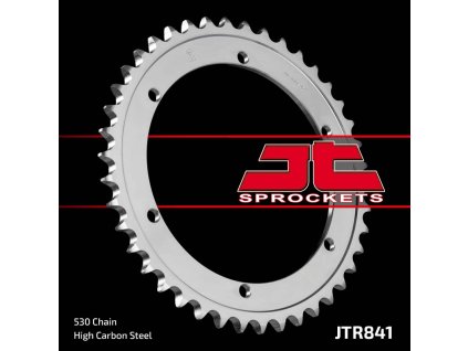 JT SPROCKETS Zadná rozeta JTR841 42 zubov Yamaha SR 500 78-80, XT 500 76-80