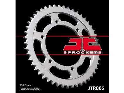 JT SPROCKETS Zadná rozeta JTR865 Yamaha FZX750 '86-'97, Yamaha FZ 750 Genesis '87-'91, Yamaha FZ 750 '85-86 FZR 600 '90-99, Yamaha FZR 600 '92-'93, Yamaha FZR600 '89-'91, Yamaha FZR 500H, N '89-'90
