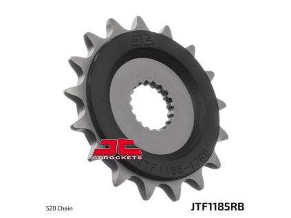 JT SPROCKETS Predná rozeta JTF1185 s tlmiacou gumou 17 zubov