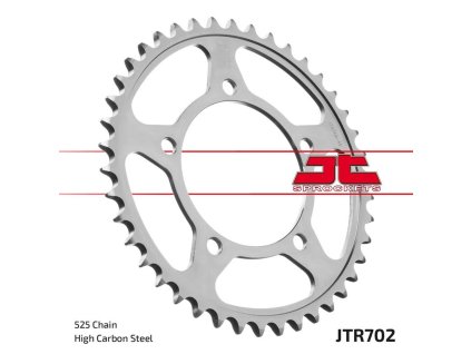 JT SPROCKETS Zadná rozeta JTR702 Aprilia 850 Mana '08-'16, Rsv 1000R '04-'09, Tuono 1000R '06-'11, Dorsoduro 1200 '11-'16, Aprilia Rsv 1000 Mille R/SL/SP '98-'03, Aprilia SL 750 Shiver '07-'16, Shiver 900 '17-'20, Dorsoduro 900 '17-'20