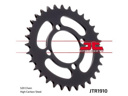 JT SPROCKETS Zadná rozeta JTR1910 Aeon 125/180/190/220 '00-'09, Yamaha Yfa Breeze '89-'04, YFM 125 Grizzly '04-'12