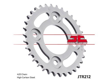 JT Zadná rozeta JTR212 Honda Z125 Monkey '19-'21, MSX 125 '13-'20, Honda Anf 125 Innova '03-'12, Honda Astrea 110 '17-'18