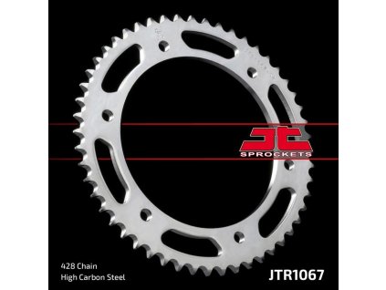 JT SPROCKETS Zadná rozeta JTR1067 52 zubov Hyosung Gt 125 '03-'15