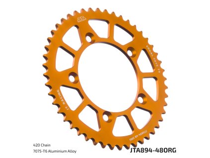 JT Sprockets JTA894.48ORG – 48 zubov, ORG; celý originál výrobcu s technickou legendou