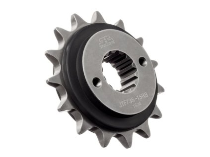 JT SPROCKETS Predná rozeta JTF736 s tlmiacou gumou 15 zubov Ducati Monster 600/750/900 (reťaz 520)