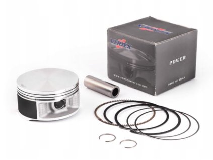 VERTEX Piest HC Race s vysokou kompresiou 16,1:1 pre vodou chladené motory HM MOTO CRF 125 X/CRE 125 RR/Locusta, Yamaha YZF 125 R/R125, rozmer 51,96 mm