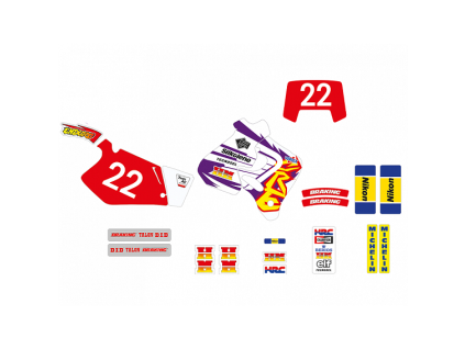 BLACKBIRD Sada polepov Honda CR 125R '93-'97, CR 250R '92-'96 Replica Team Enduro FIM Honda 1995