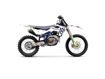 BLACKBIRD Sada polepov Husqvarna TC/FC '23-'24; TE/FE '24-'25 Replica Husqvarna Factory Mxgp biela
