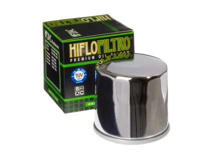 HIFLOFILTRO Olejový filter HF204 Honda/ Kawasaki/ Yamaha chróm